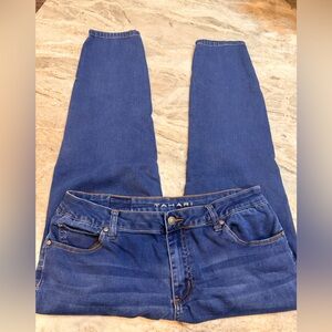 Tahari Kelly Skinny Jeans Women’s 10 Dark Wash Stretch Ankle